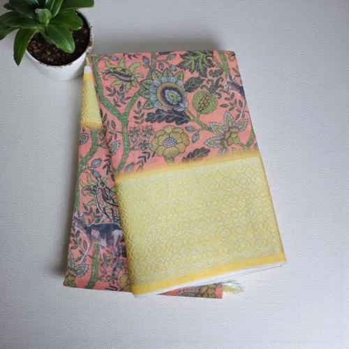 Linen saree-A0509
